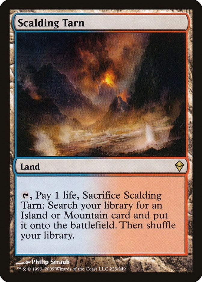 Image for Scalding Tarn (223) (Zendikar) - Magic: The Gathering