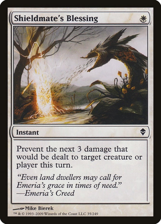 Image for Shieldmate's Blessing (35) (Zendikar) - Magic: The Gathering