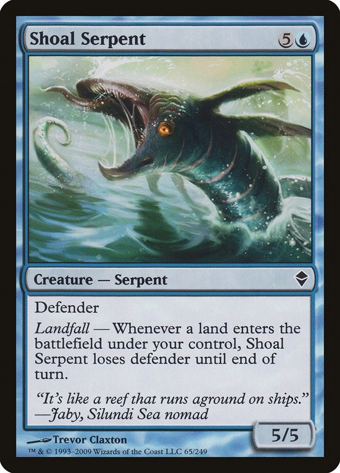 Image for Shoal Serpent (65) (Zendikar) - Magic: The Gathering