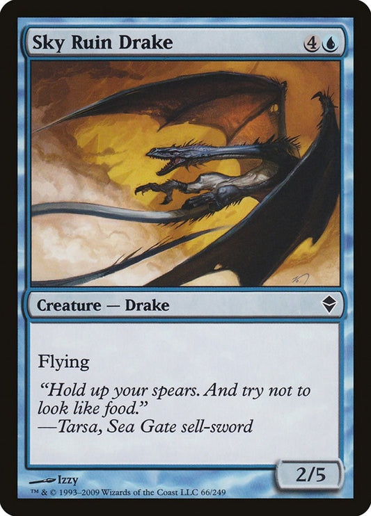 Image for Sky Ruin Drake (66) (Zendikar) - Magic: The Gathering