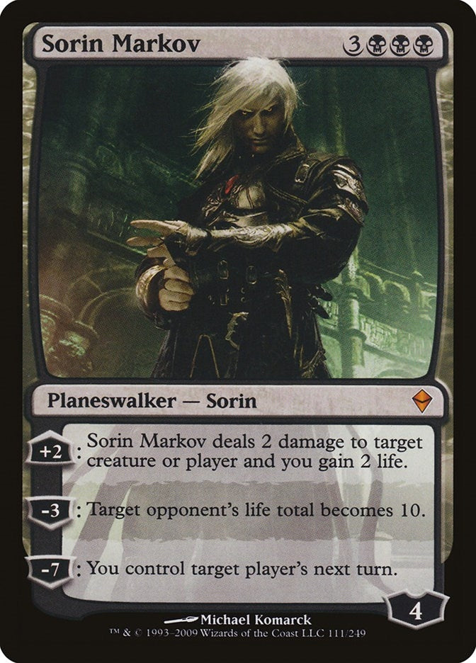 Image for Sorin Markov (111) (Zendikar) - Magic: The Gathering