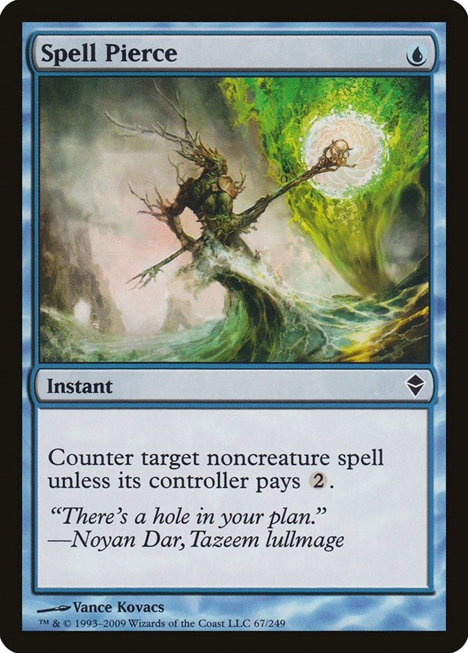 Image for Spell Pierce (67) (Zendikar) - Magic: The Gathering