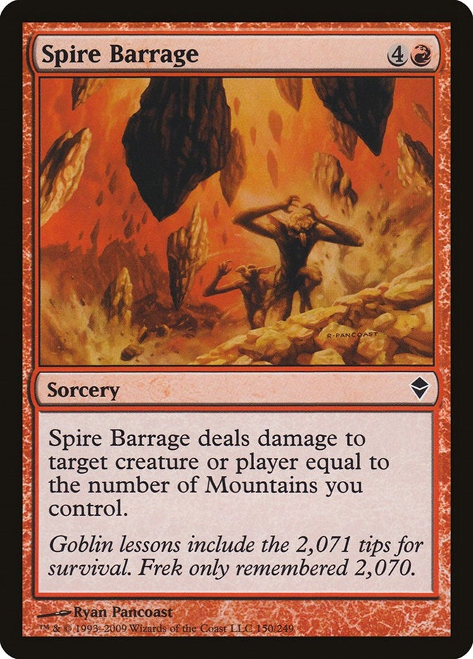 Image for Spire Barrage (150) (Zendikar) - Magic: The Gathering