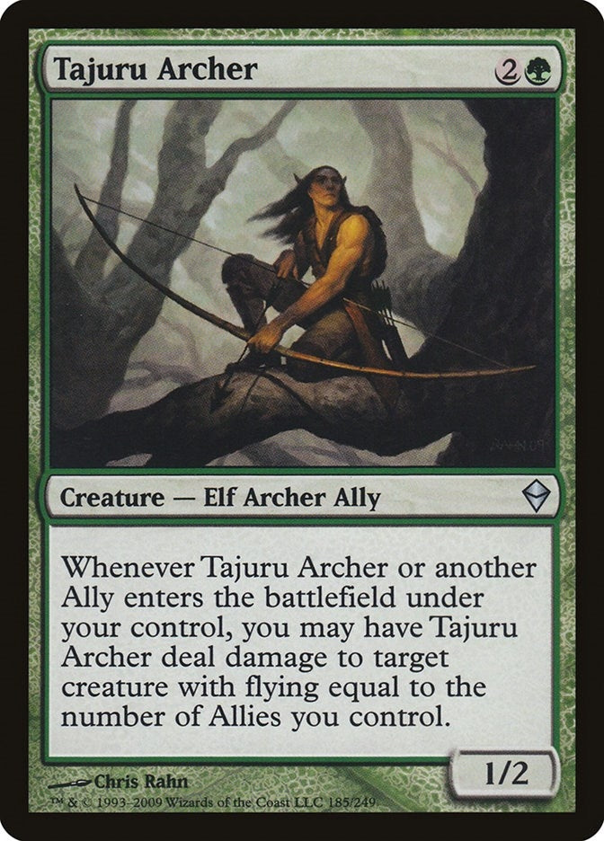 Image for Tajuru Archer (185) (Zendikar) - Magic: The Gathering