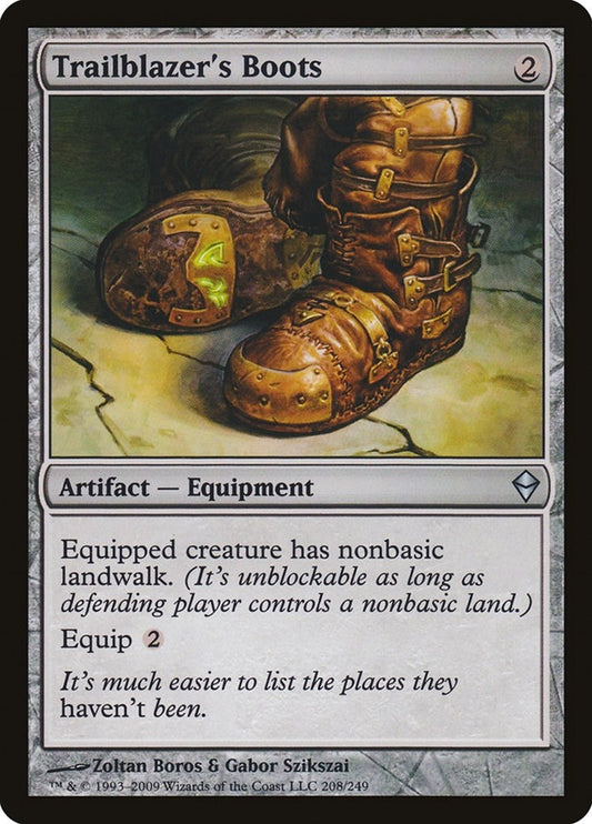 Image for Trailblazer's Boots (208) (Zendikar) - Magic: The Gathering