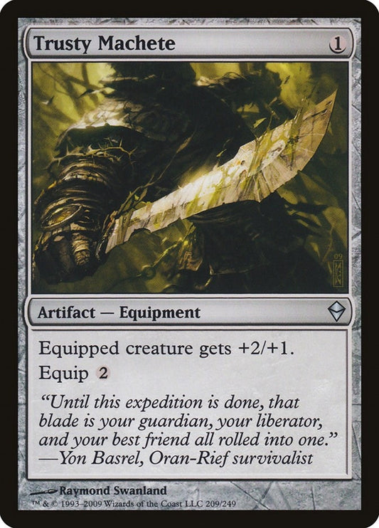 Image for Trusty Machete (209) (Zendikar) - Magic: The Gathering
