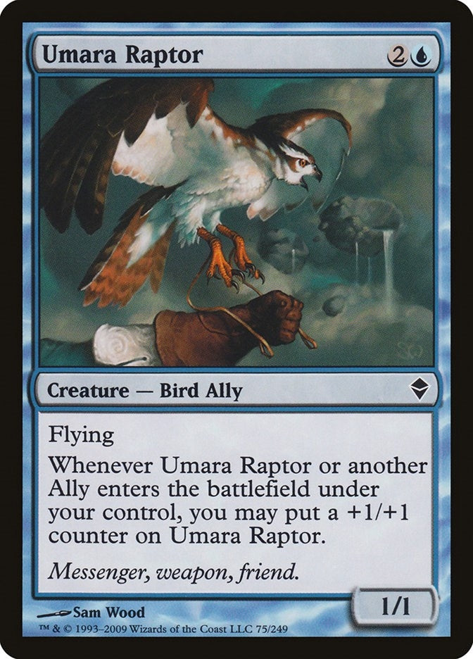 Image for Umara Raptor (75) (Zendikar) - Magic: The Gathering