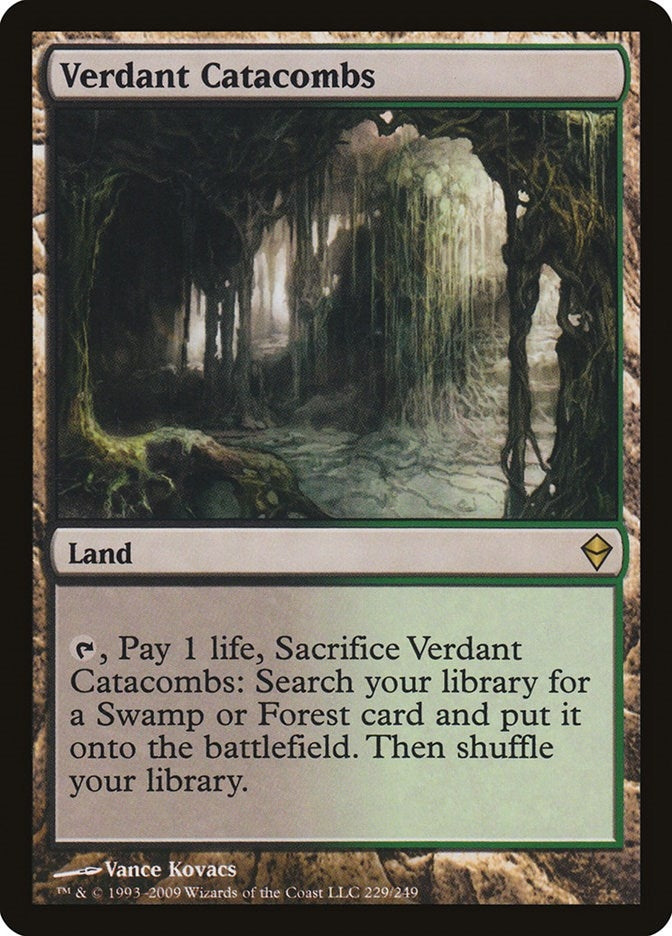 Image for Verdant Catacombs (229) (Zendikar) - Magic: The Gathering