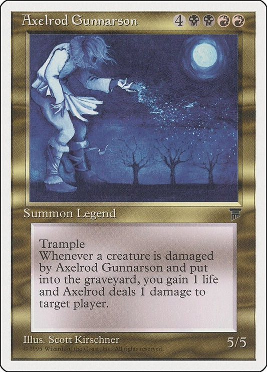 Image for Axelrod Gunnarson (Chronicles) - Magic: The Gathering