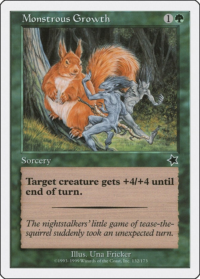 Image for Monstrous Growth (132) (Starter 1999) - Magic: The Gathering