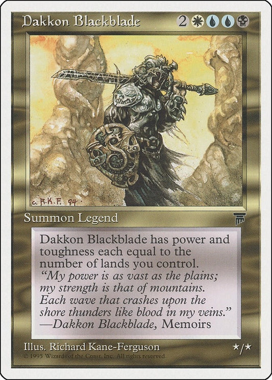 Image for Dakkon Blackblade (Chronicles) - Magic: The Gathering