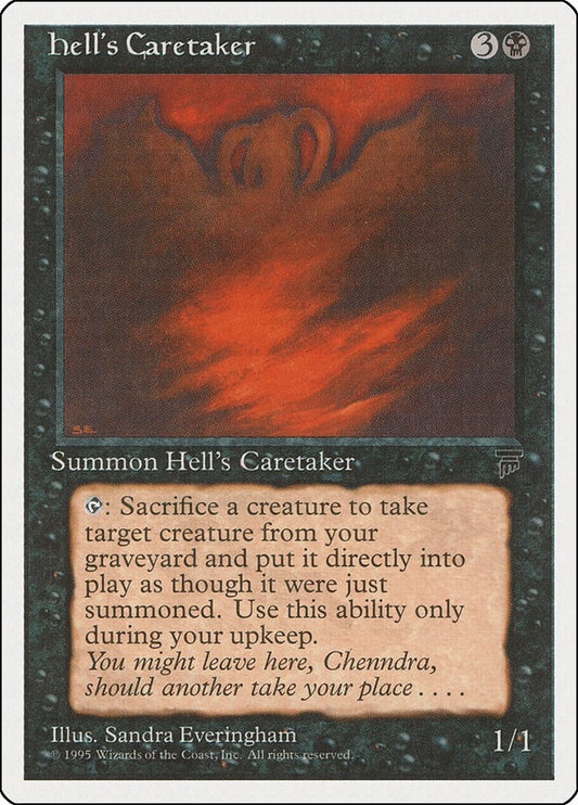 Image for Hell's Caretaker (Chronicles) - Magic: The Gathering