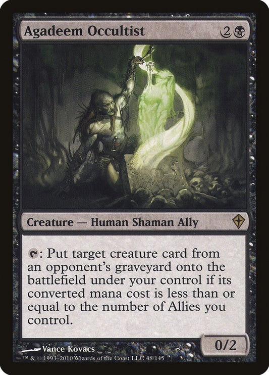 Image for Agadeem Occultist (48) (Worldwake) - Magic: The Gathering