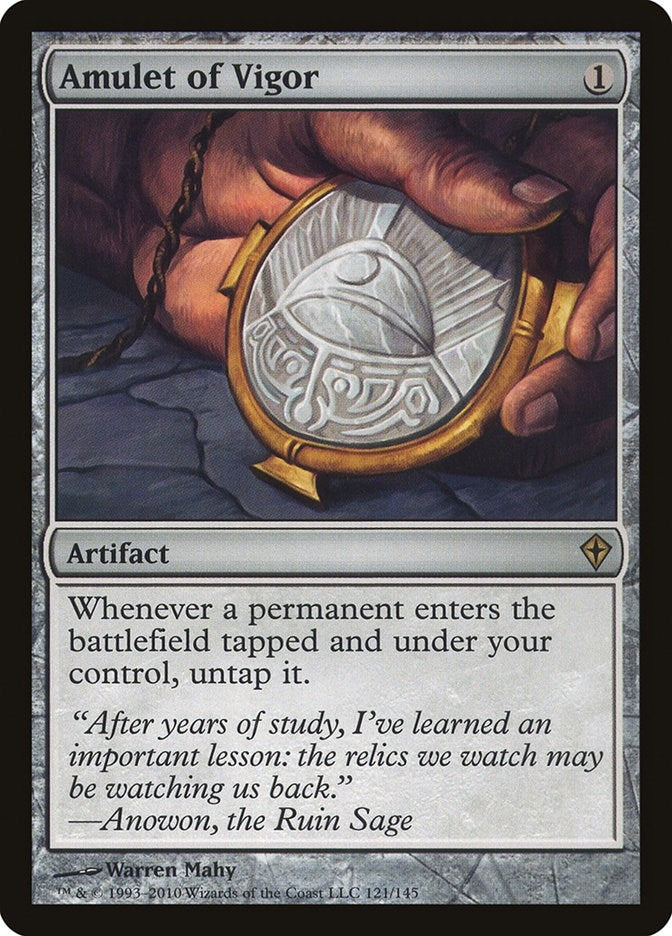 Image for Amulet of Vigor (121) (Worldwake) - Magic: The Gathering