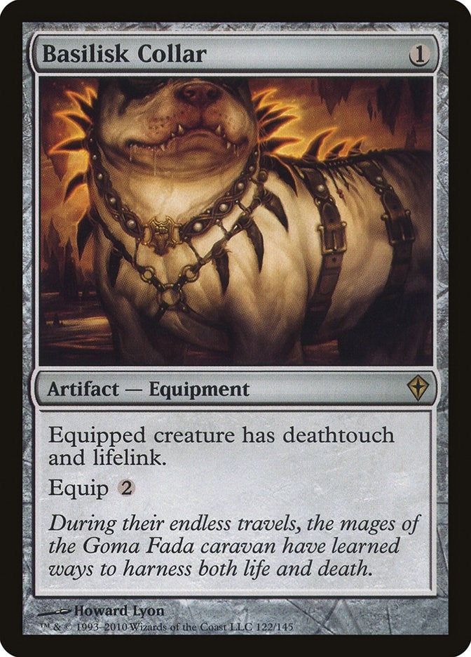 Image for Basilisk Collar (122) (Worldwake) - Magic: The Gathering