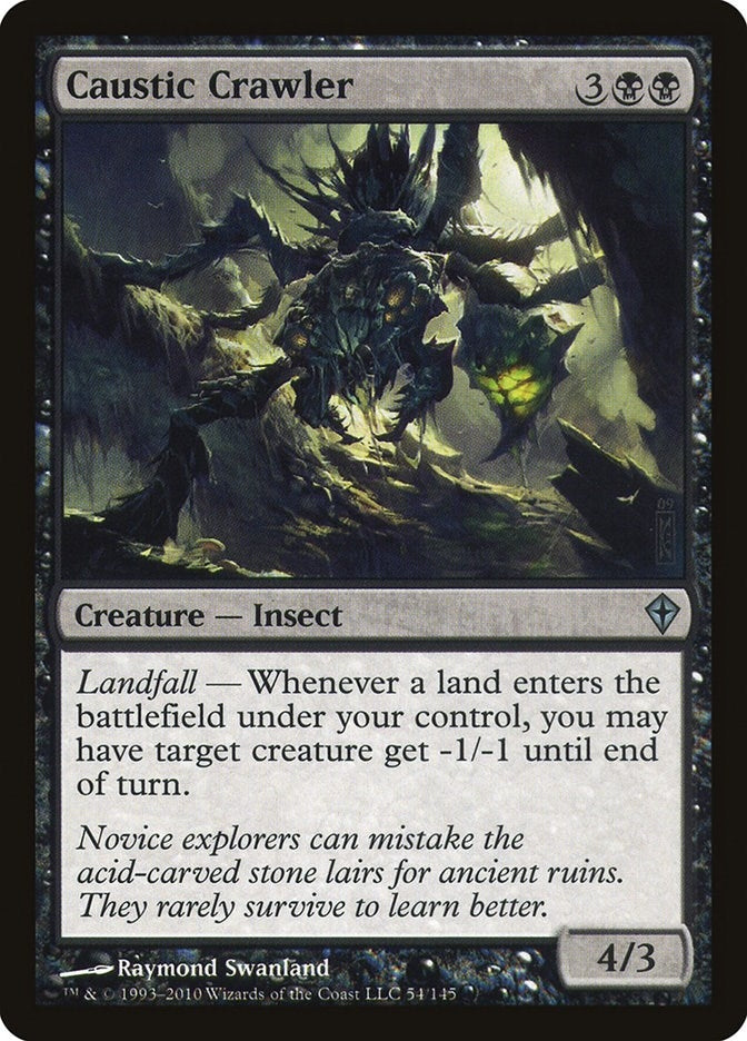 Image for Caustic Crawler (54) (Worldwake) - Magic: The Gathering