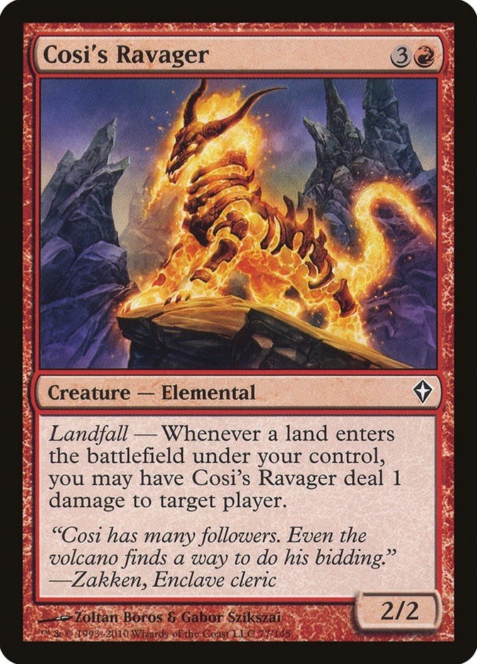 Image for Cosi's Ravager (77) (Worldwake) - Magic: The Gathering