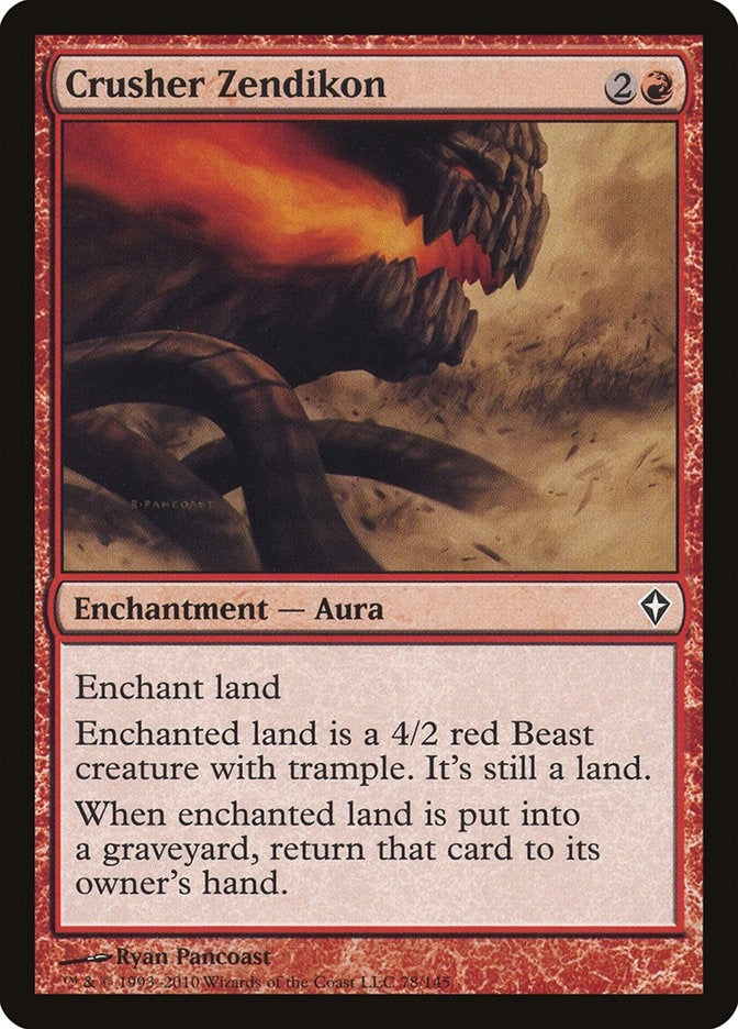 Image for Crusher Zendikon (78) (Worldwake) - Magic: The Gathering