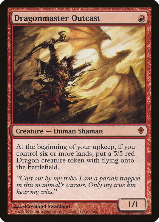 Image for Dragonmaster Outcast (81) (Worldwake) - Magic: The Gathering