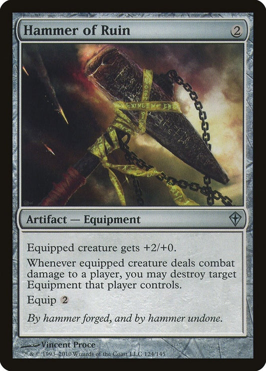Image for Hammer of Ruin (124) (Worldwake) - Magic: The Gathering