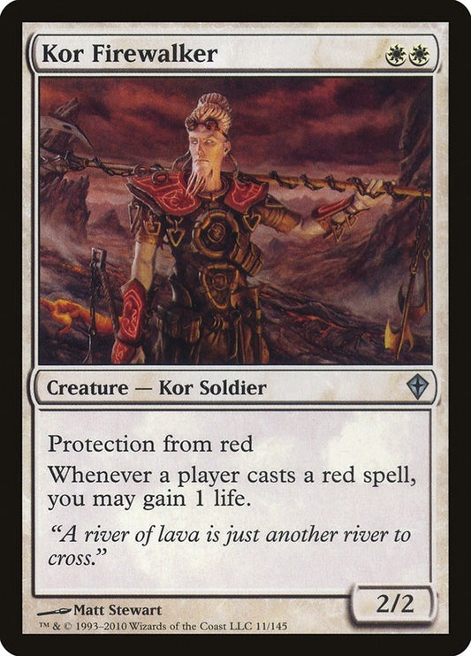 Image for Kor Firewalker (11) (Worldwake) - Magic: The Gathering