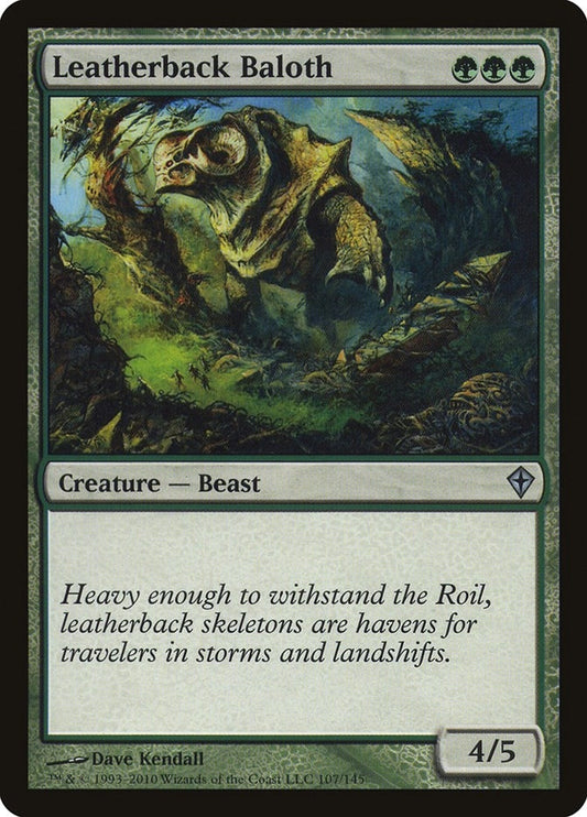 Image for Leatherback Baloth (107) (Worldwake) - Magic: The Gathering