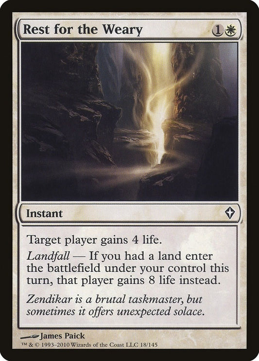 Image for Rest for the Weary (18) (Worldwake) - Magic: The Gathering