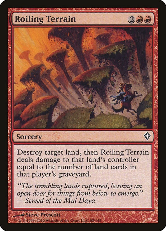 Image for Roiling Terrain (88) (Worldwake) - Magic: The Gathering