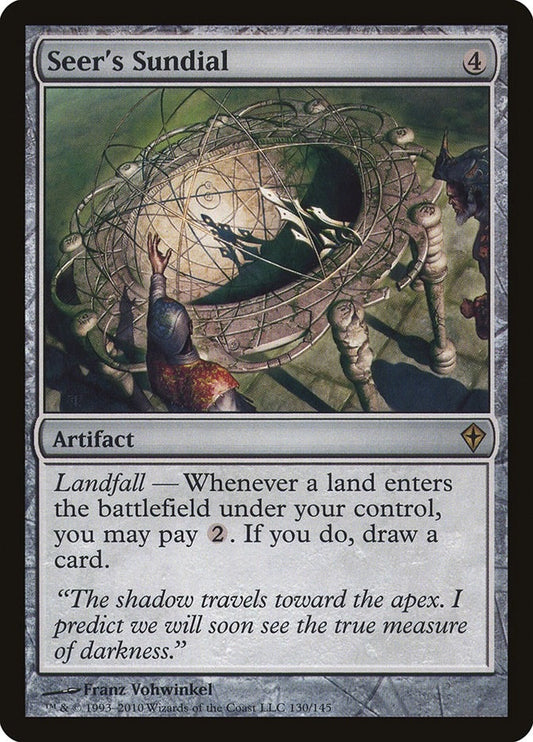 Image for Seer's Sundial (130) (Worldwake) - Magic: The Gathering
