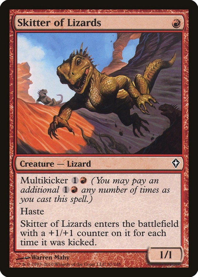 Image for Skitter of Lizards (91) (Worldwake) - Magic: The Gathering
