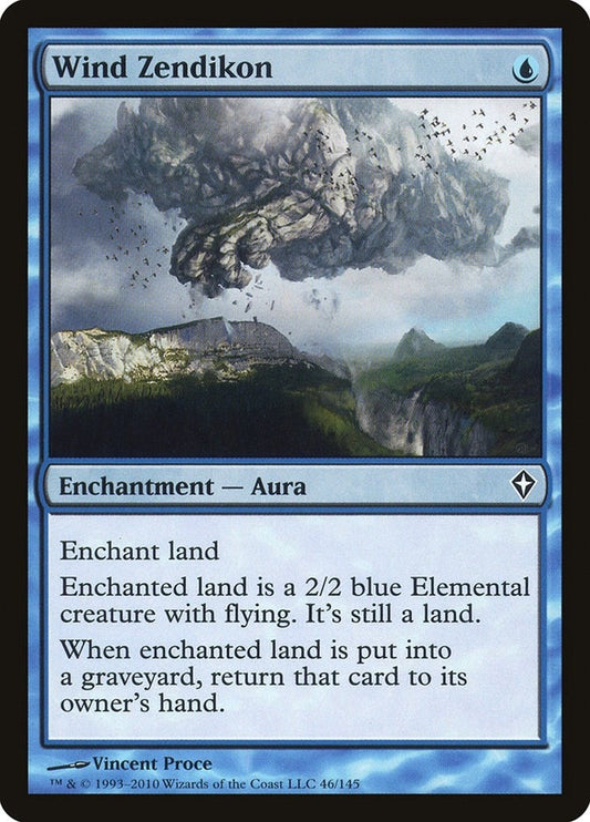 Image for Wind Zendikon (46) (Worldwake) - Magic: The Gathering