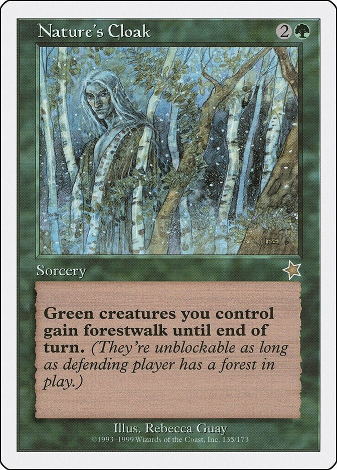 Image for Nature's Cloak (135) (Starter 1999) - Magic: The Gathering