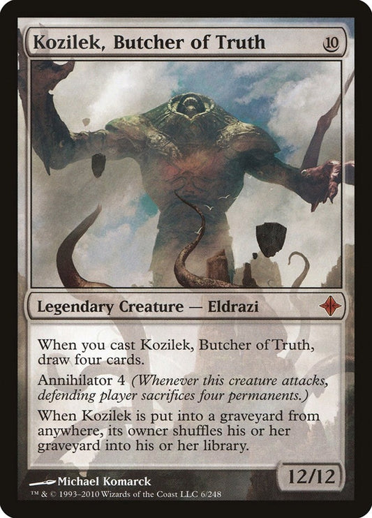 Image for Kozilek, Butcher of Truth (6) (Rise of the Eldrazi) - Magic: The Gathering