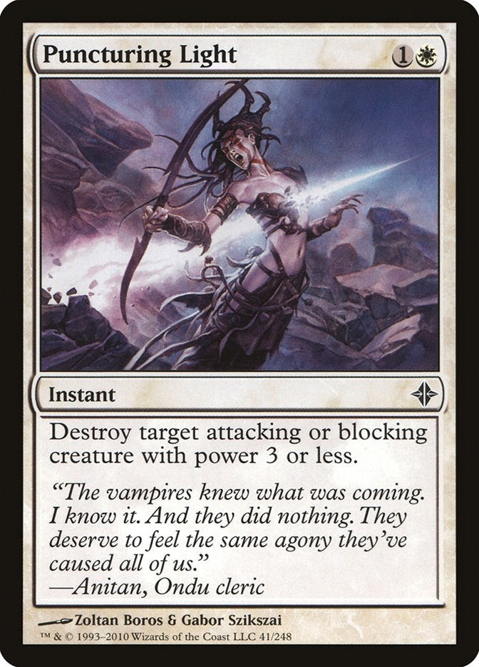 Image for Puncturing Light (41) (Rise of the Eldrazi) - Magic: The Gathering