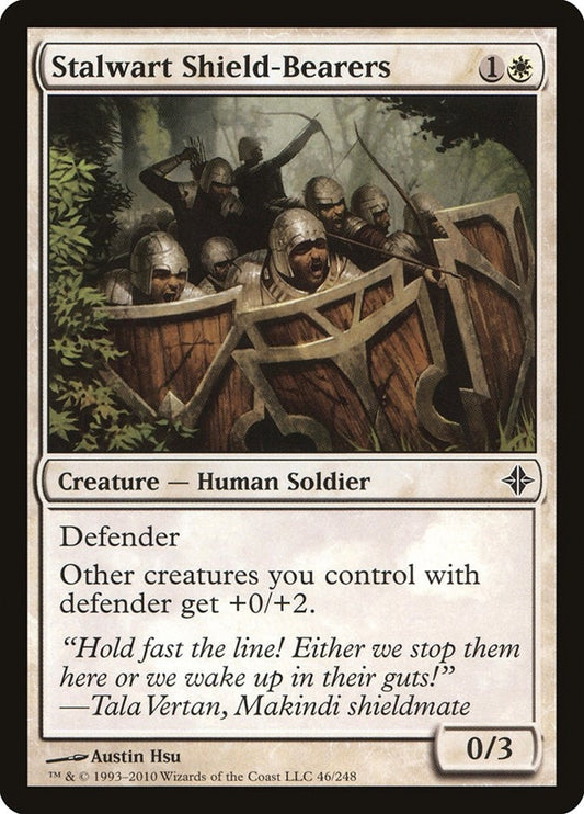 Image for Stalwart Shield-Bearers (46) (Rise of the Eldrazi) - Magic: The Gathering