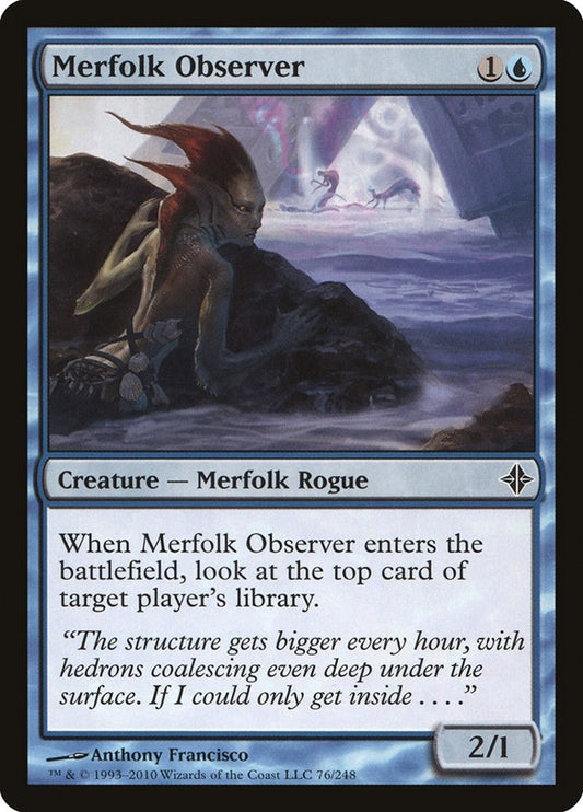 Image for Merfolk Observer (76) (Rise of the Eldrazi) - Magic: The Gathering