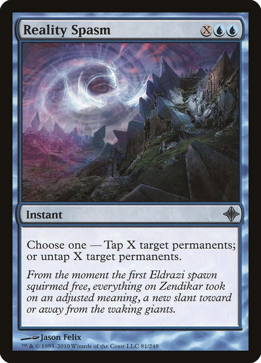 Image for Reality Spasm (81) (Rise of the Eldrazi) - Magic: The Gathering