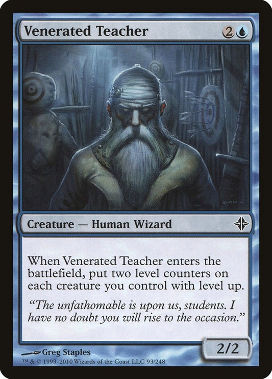 Image for Venerated Teacher (93) (Rise of the Eldrazi) - Magic: The Gathering