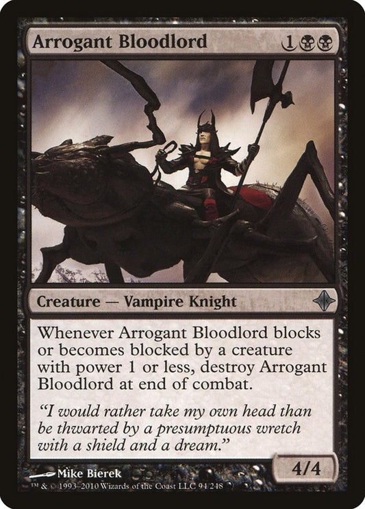 Image for Arrogant Bloodlord (94) (Rise of the Eldrazi) - Magic: The Gathering
