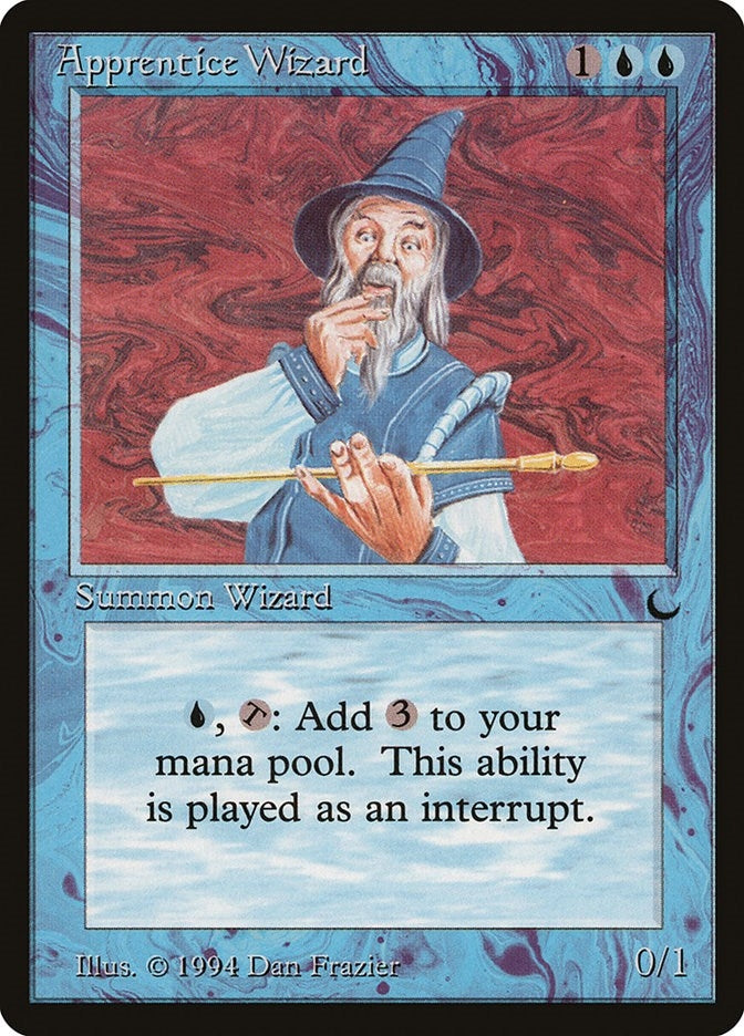 Image for Apprentice Wizard (The Dark) - Magic: The Gathering