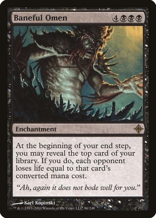 Image for Baneful Omen (96) (Rise of the Eldrazi) - Magic: The Gathering