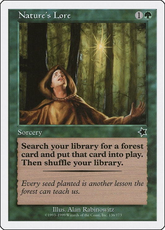 Image for Nature's Lore (136) (Starter 1999) - Magic: The Gathering