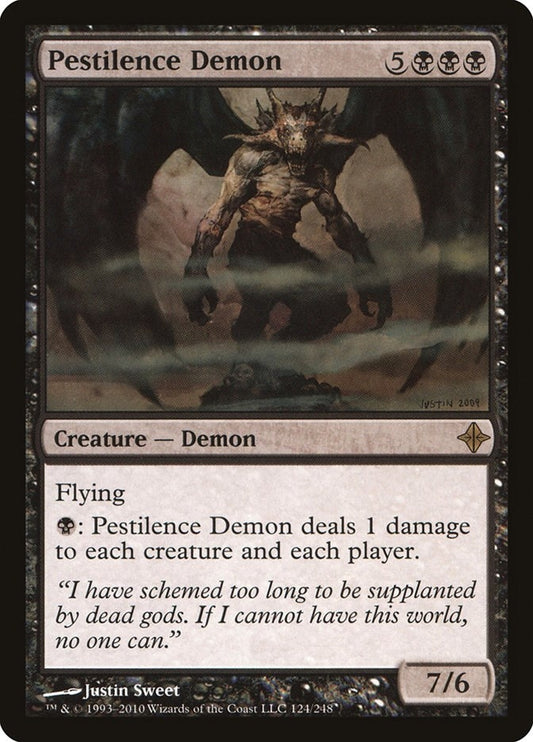 Image for Pestilence Demon (124) (Rise of the Eldrazi) - Magic: The Gathering