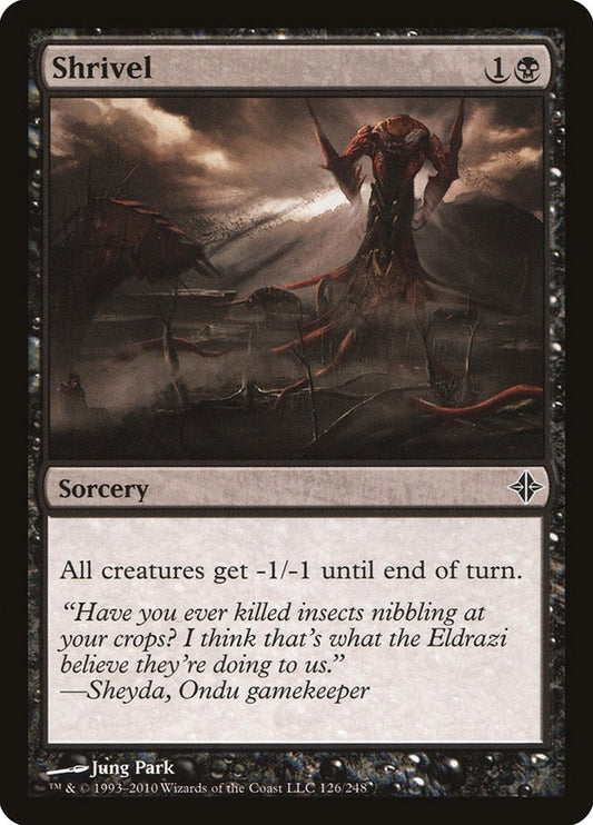 Image for Shrivel (126) (Rise of the Eldrazi) - Magic: The Gathering