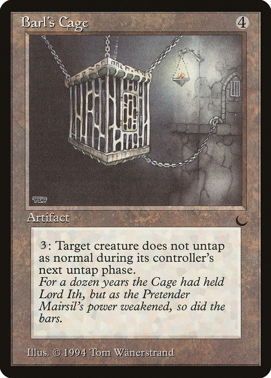 Image for Barl's Cage (The Dark) - Magic: The Gathering