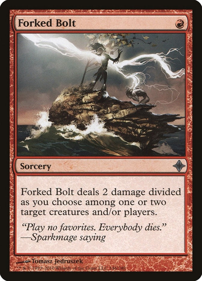 Image for Forked Bolt (146) (Rise of the Eldrazi) - Magic: The Gathering