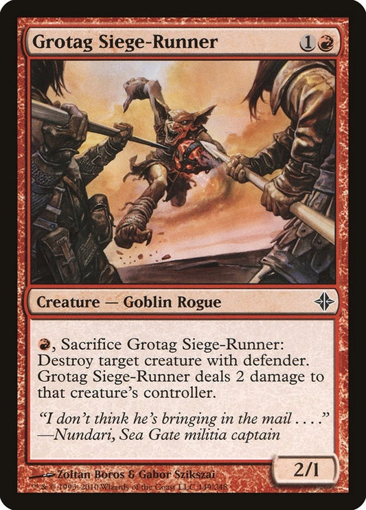 Image for Grotag Siege-Runner (149) (Rise of the Eldrazi) - Magic: The Gathering