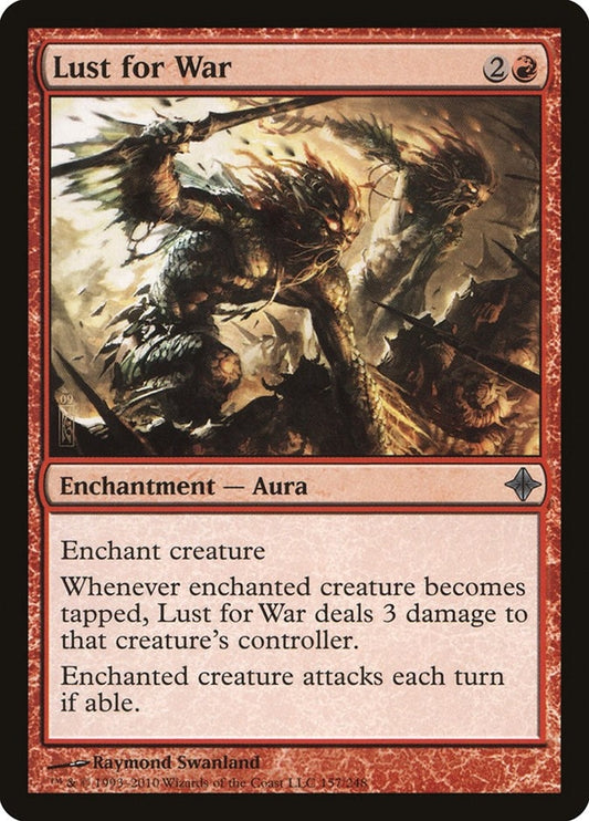 Image for Lust for War (157) (Rise of the Eldrazi) - Magic: The Gathering