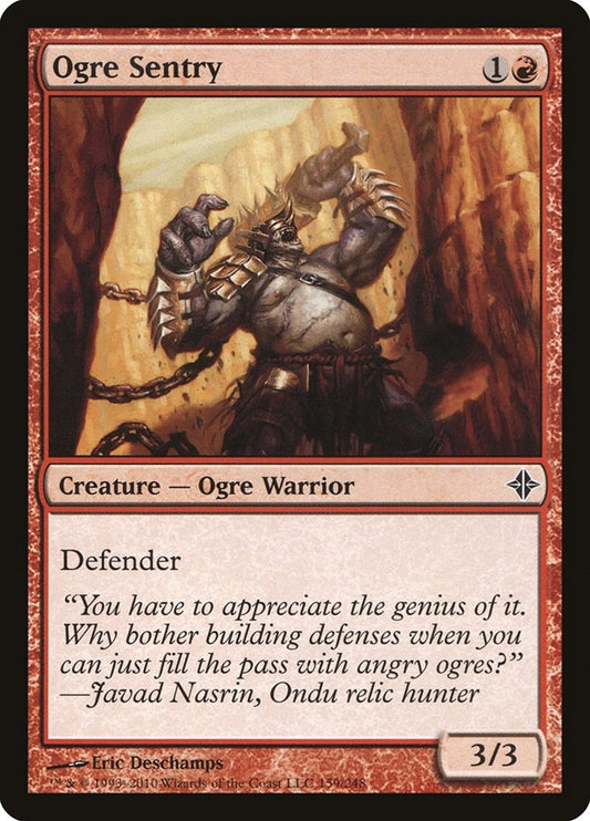 Image for Ogre Sentry (159) (Rise of the Eldrazi) - Magic: The Gathering