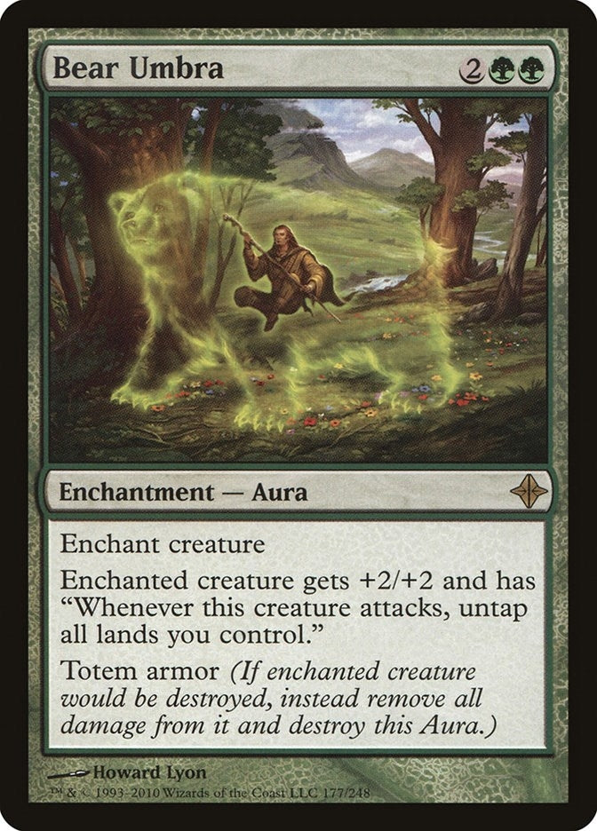 Image for Bear Umbra (177) (Rise of the Eldrazi) - Magic: The Gathering